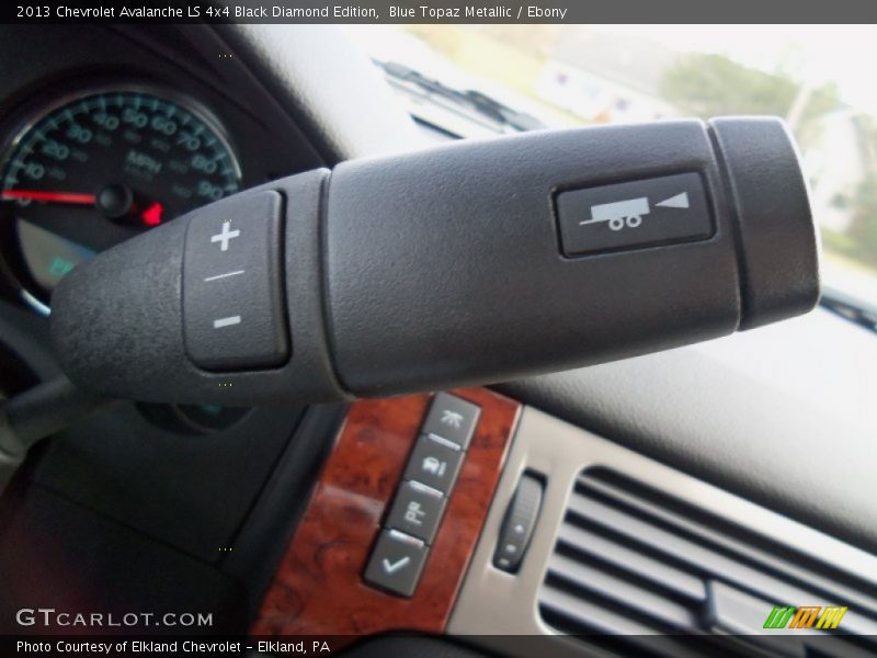 Blue Topaz Metallic / Ebony 2013 Chevrolet Avalanche LS 4x4 Black Diamond Edition