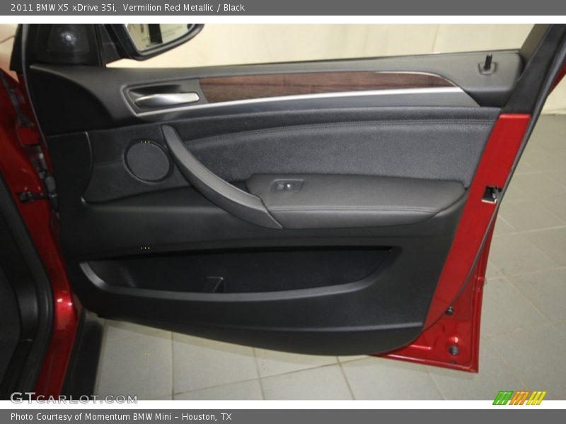 Vermilion Red Metallic / Black 2011 BMW X5 xDrive 35i