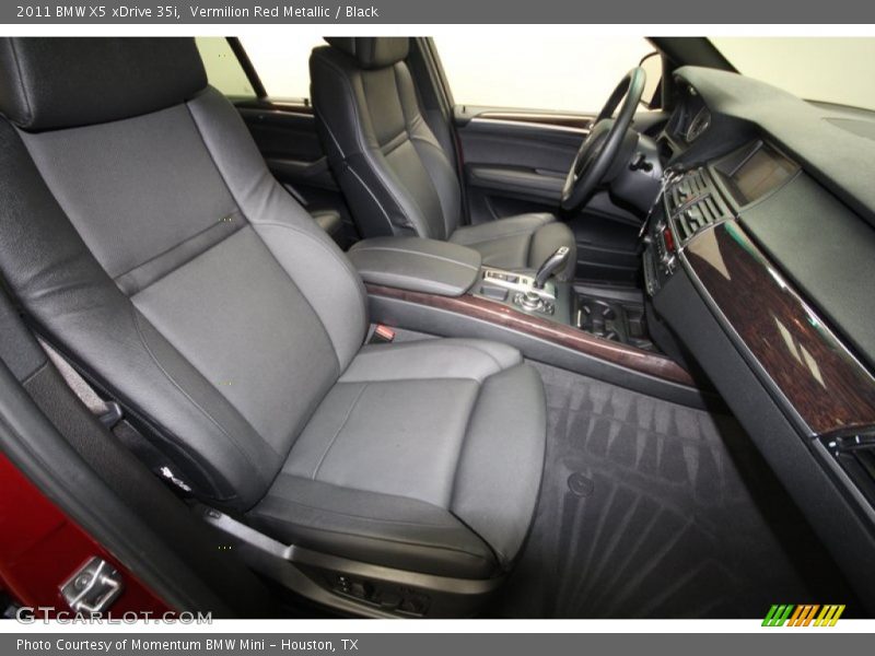 Vermilion Red Metallic / Black 2011 BMW X5 xDrive 35i