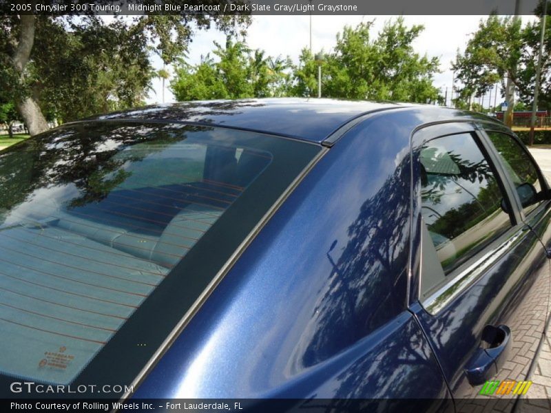Midnight Blue Pearlcoat / Dark Slate Gray/Light Graystone 2005 Chrysler 300 Touring