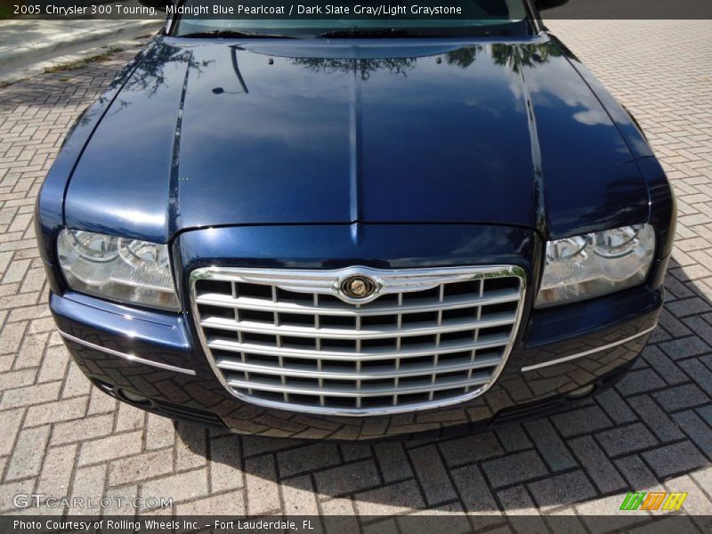 Midnight Blue Pearlcoat / Dark Slate Gray/Light Graystone 2005 Chrysler 300 Touring