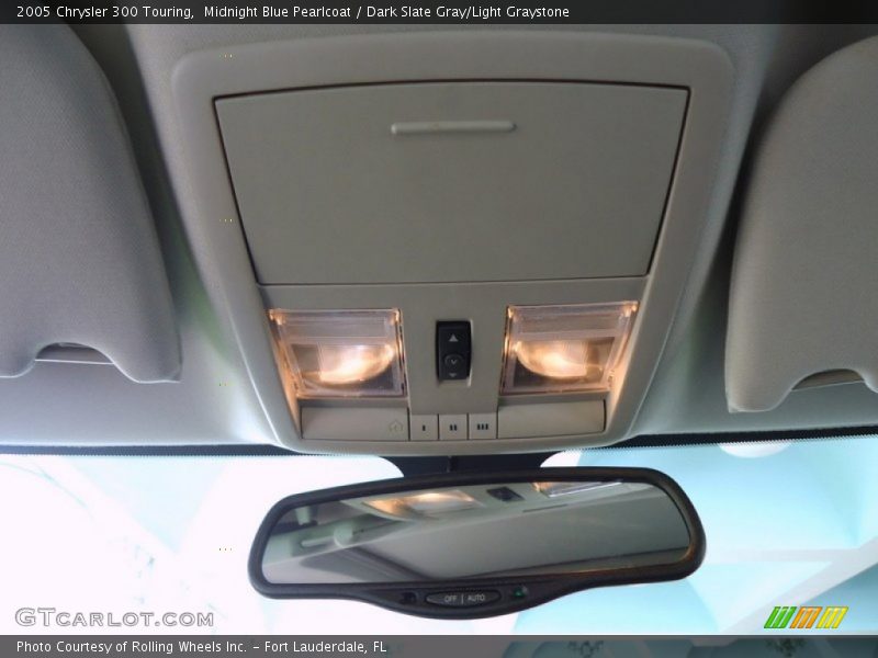 Midnight Blue Pearlcoat / Dark Slate Gray/Light Graystone 2005 Chrysler 300 Touring