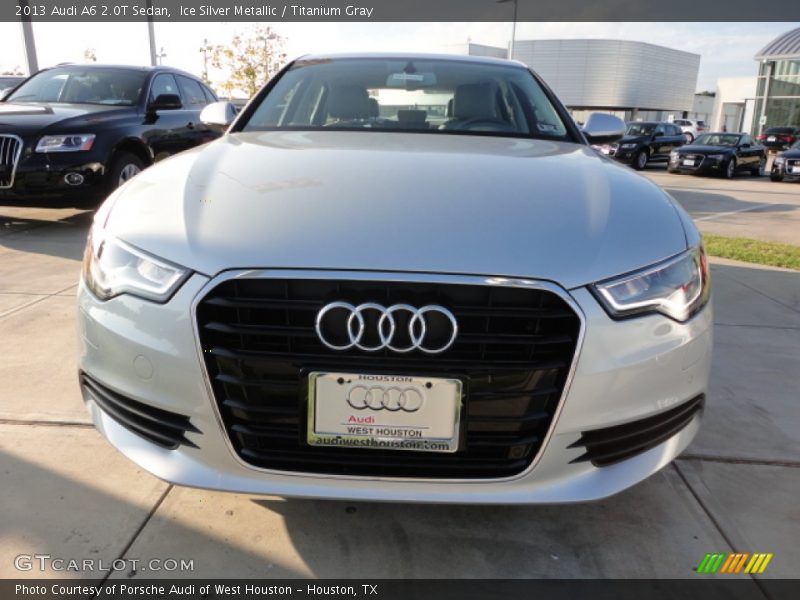 Ice Silver Metallic / Titanium Gray 2013 Audi A6 2.0T Sedan