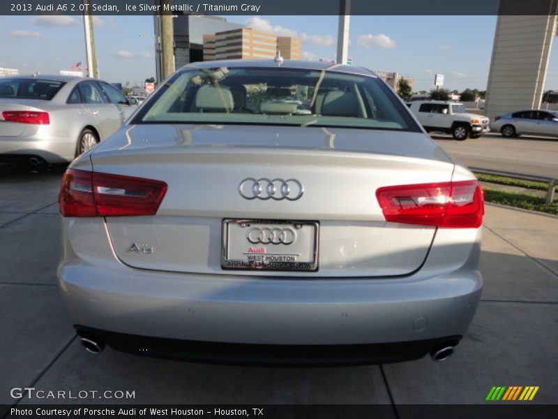 Ice Silver Metallic / Titanium Gray 2013 Audi A6 2.0T Sedan