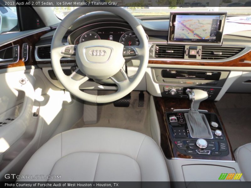 Ice Silver Metallic / Titanium Gray 2013 Audi A6 2.0T Sedan