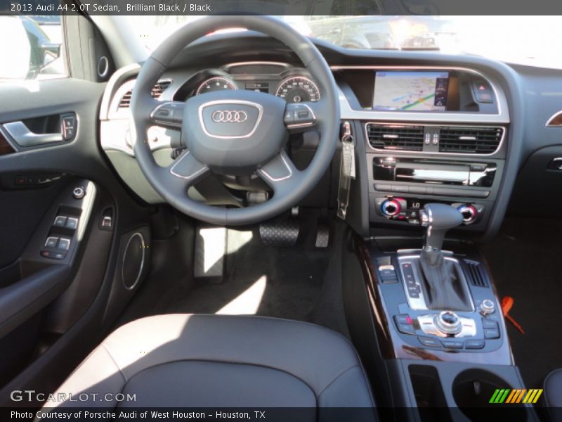 Brilliant Black / Black 2013 Audi A4 2.0T Sedan