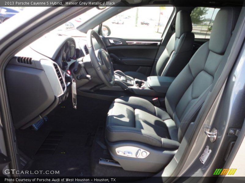 Meteor Grey Metallic / Black 2013 Porsche Cayenne S Hybrid