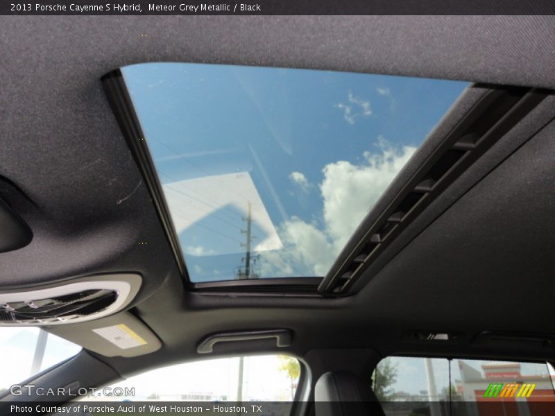 Meteor Grey Metallic / Black 2013 Porsche Cayenne S Hybrid