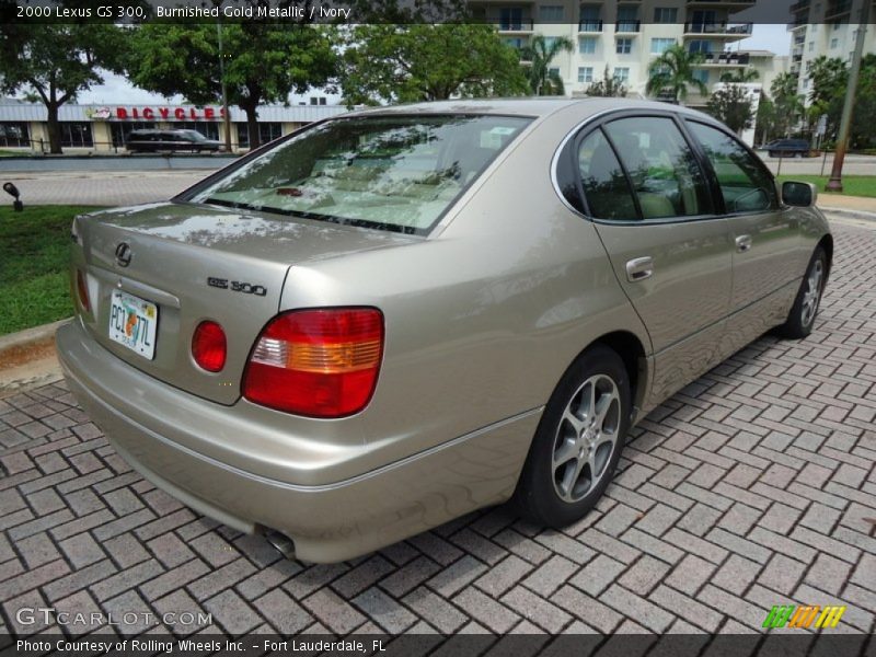 Burnished Gold Metallic / Ivory 2000 Lexus GS 300