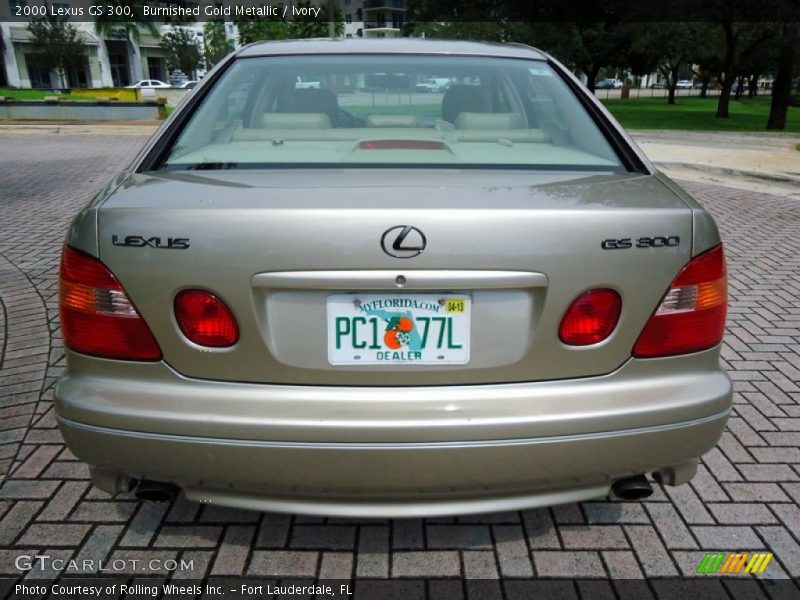 Burnished Gold Metallic / Ivory 2000 Lexus GS 300
