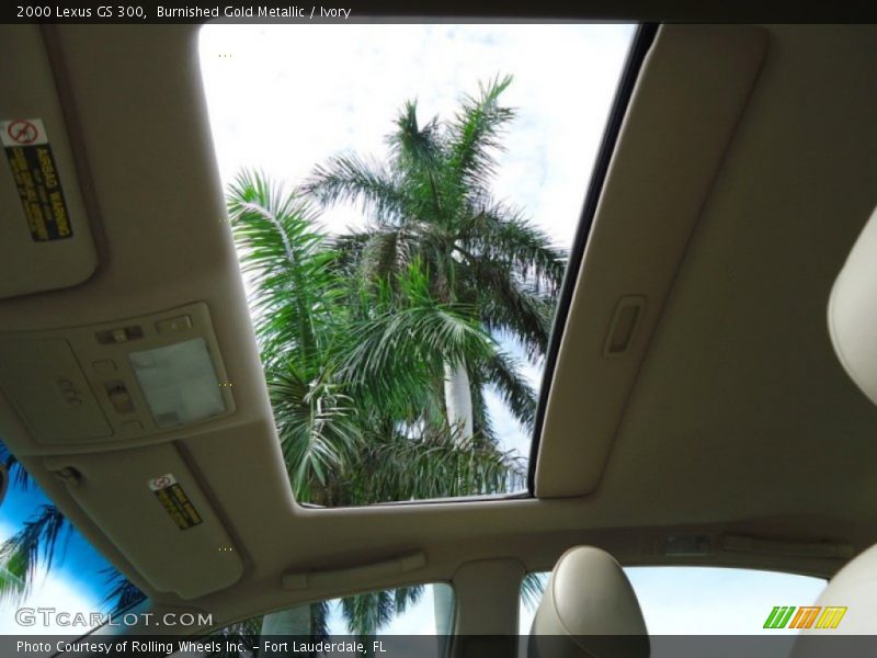 Sunroof of 2000 GS 300