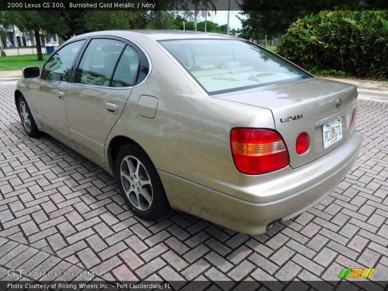 Burnished Gold Metallic / Ivory 2000 Lexus GS 300