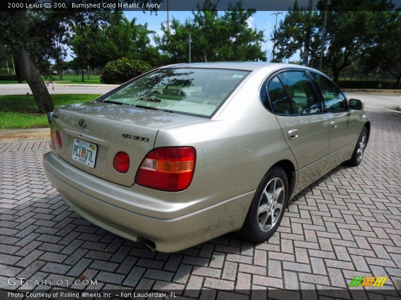 Burnished Gold Metallic / Ivory 2000 Lexus GS 300