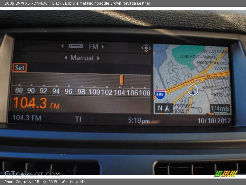 Black Sapphire Metallic / Saddle Brown Nevada Leather 2009 BMW X5 xDrive30i