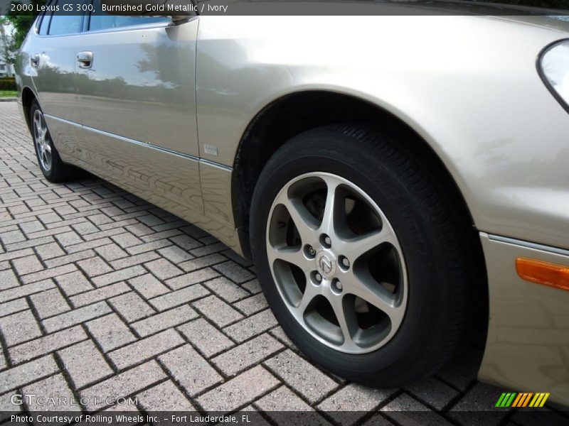 Burnished Gold Metallic / Ivory 2000 Lexus GS 300