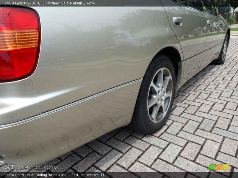 Burnished Gold Metallic / Ivory 2000 Lexus GS 300