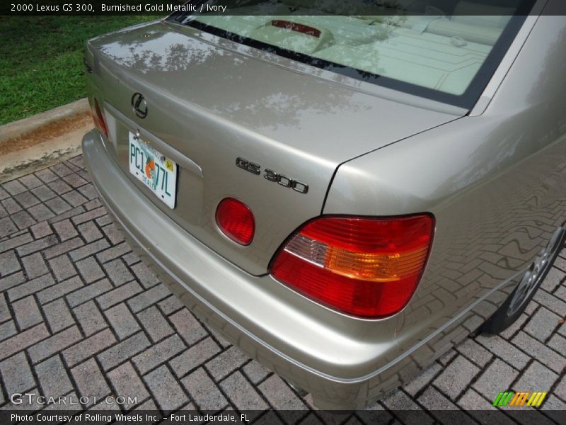 Burnished Gold Metallic / Ivory 2000 Lexus GS 300