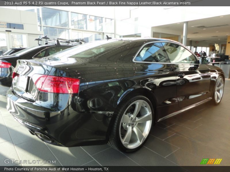 Phantom Black Pearl / Black Fine Nappa Leather/Black Alcantara Inserts 2013 Audi RS 5 4.2 FSI quattro Coupe