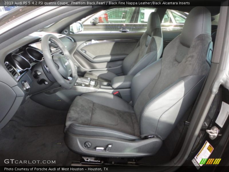 Front Seat of 2013 RS 5 4.2 FSI quattro Coupe