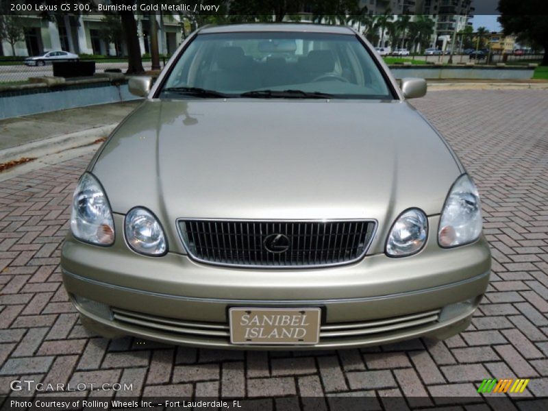 Burnished Gold Metallic / Ivory 2000 Lexus GS 300