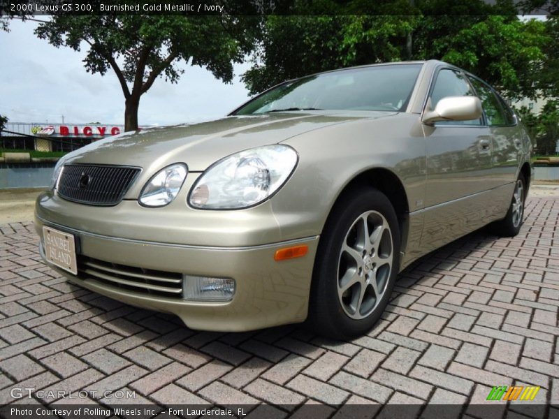 Burnished Gold Metallic / Ivory 2000 Lexus GS 300