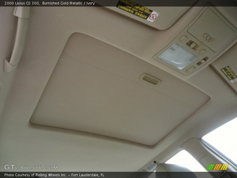 Burnished Gold Metallic / Ivory 2000 Lexus GS 300