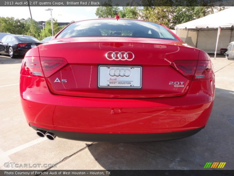 Brilliant Red / Black 2013 Audi A5 2.0T quattro Coupe
