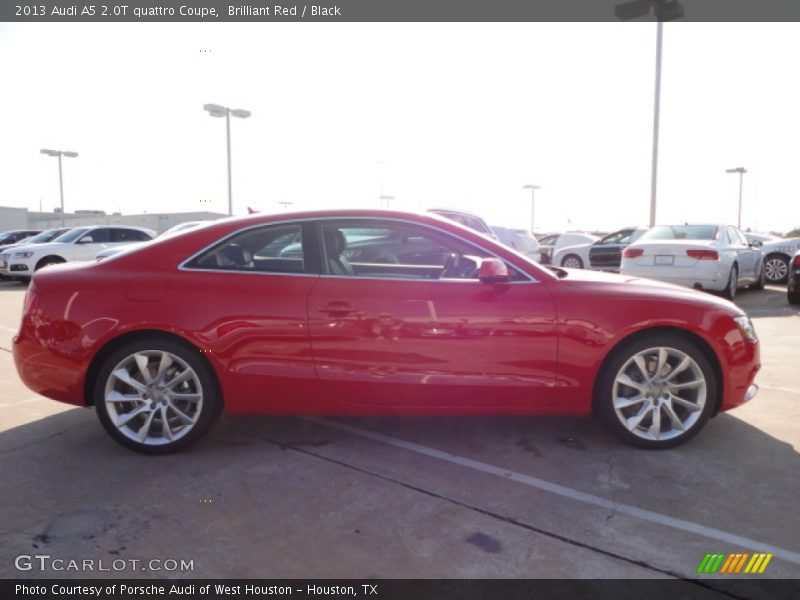 Brilliant Red / Black 2013 Audi A5 2.0T quattro Coupe