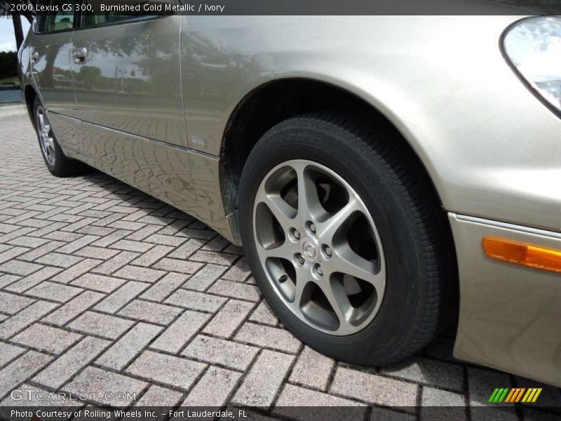 Burnished Gold Metallic / Ivory 2000 Lexus GS 300