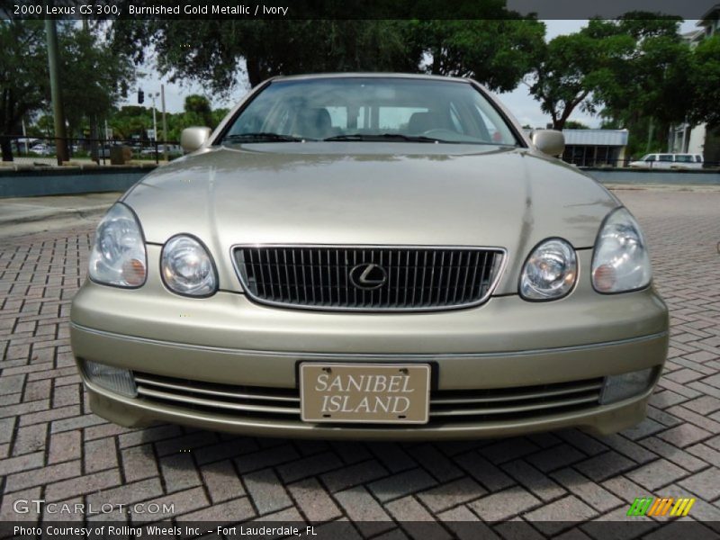 Burnished Gold Metallic / Ivory 2000 Lexus GS 300