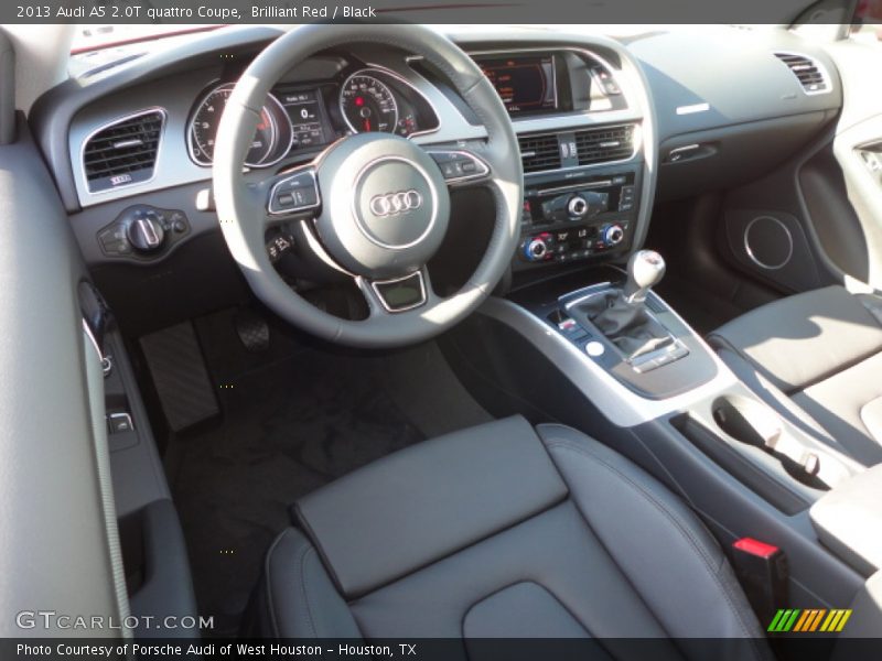 Black Interior - 2013 A5 2.0T quattro Coupe 