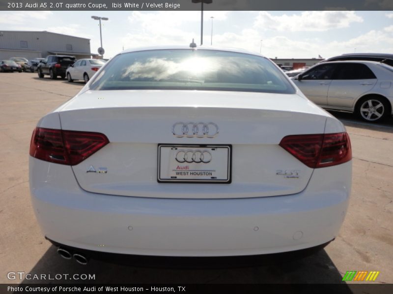 Ibis White / Velvet Beige 2013 Audi A5 2.0T quattro Coupe