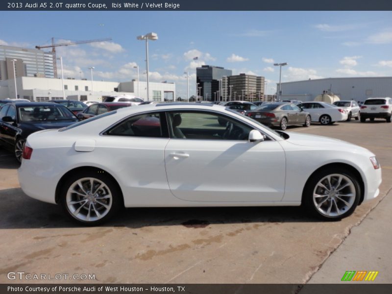 Ibis White / Velvet Beige 2013 Audi A5 2.0T quattro Coupe