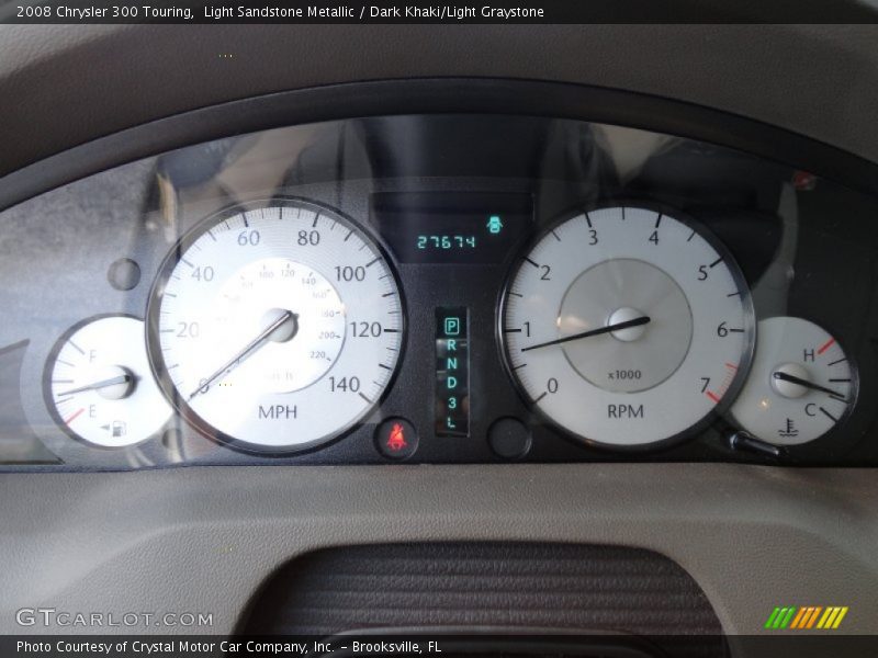 Light Sandstone Metallic / Dark Khaki/Light Graystone 2008 Chrysler 300 Touring
