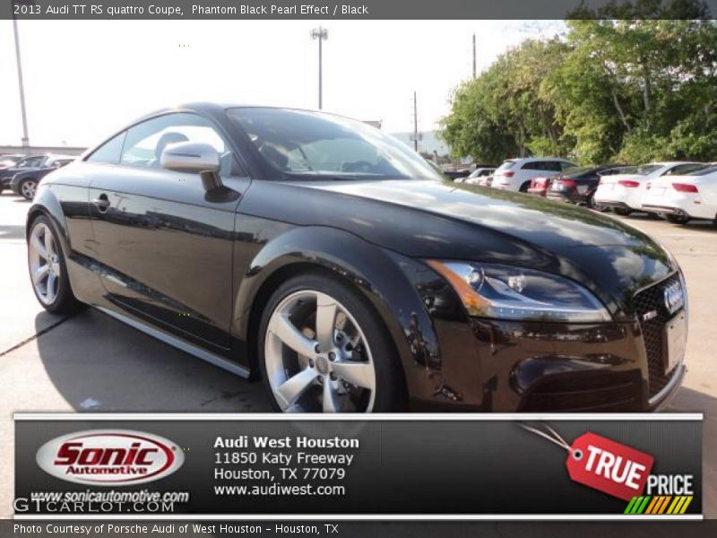 Phantom Black Pearl Effect / Black 2013 Audi TT RS quattro Coupe