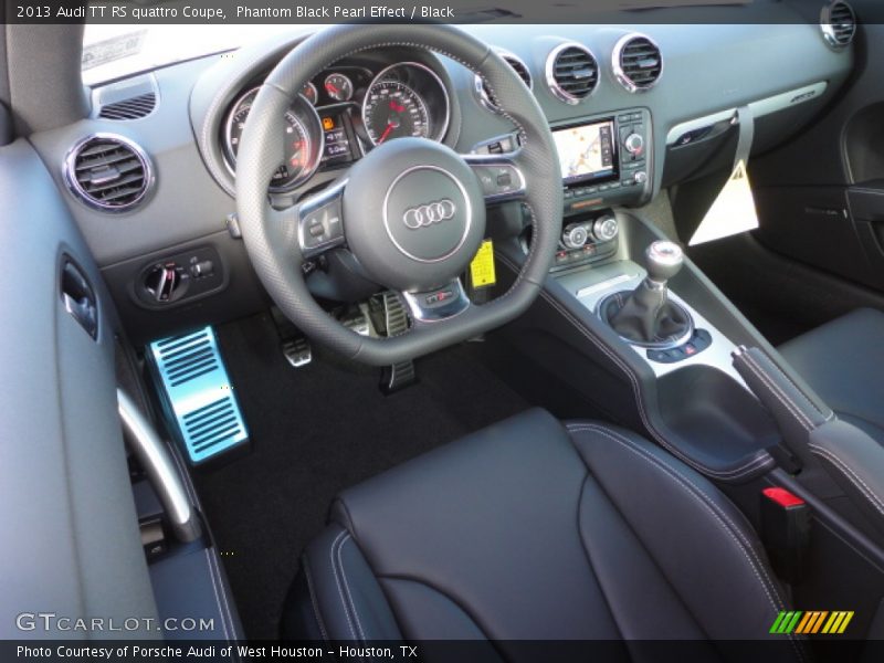 Black Interior - 2013 TT RS quattro Coupe 