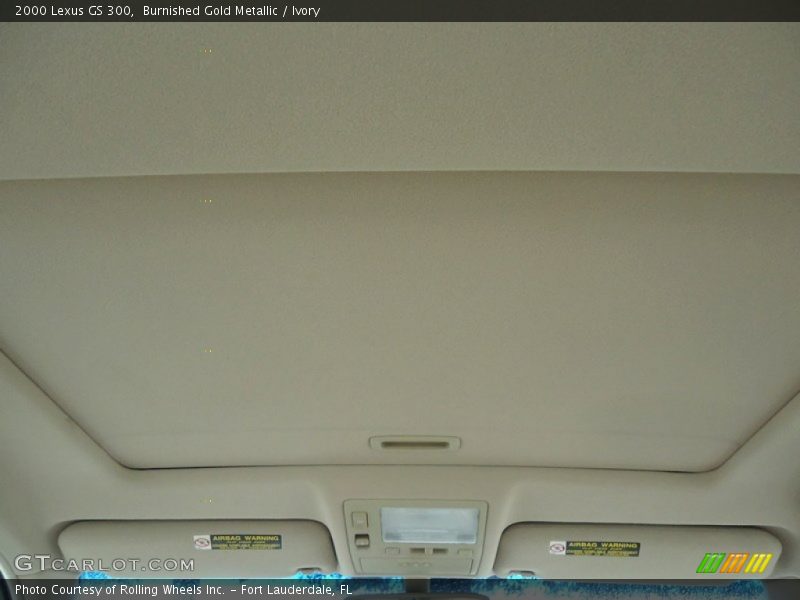 Burnished Gold Metallic / Ivory 2000 Lexus GS 300