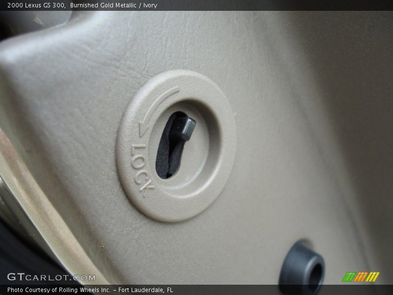 Burnished Gold Metallic / Ivory 2000 Lexus GS 300