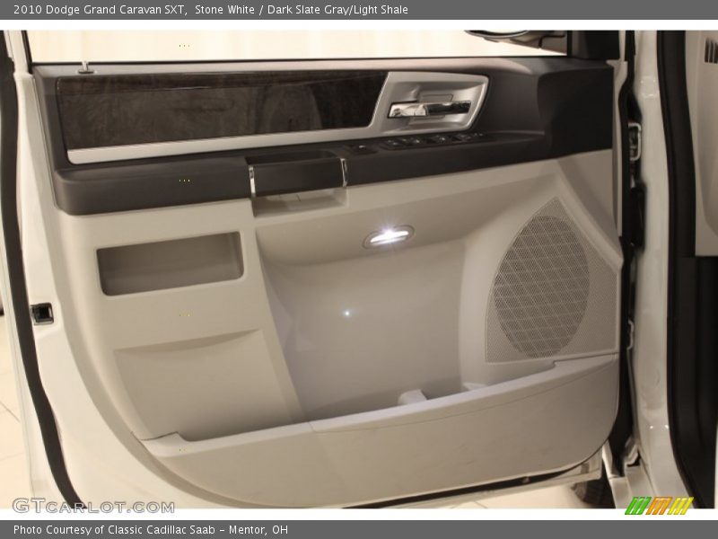 Stone White / Dark Slate Gray/Light Shale 2010 Dodge Grand Caravan SXT