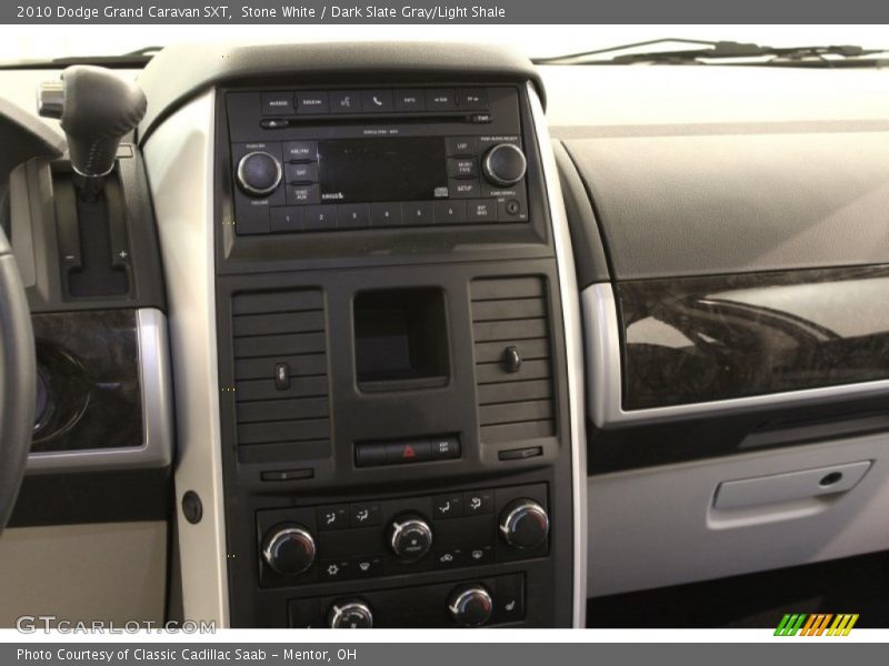 Stone White / Dark Slate Gray/Light Shale 2010 Dodge Grand Caravan SXT