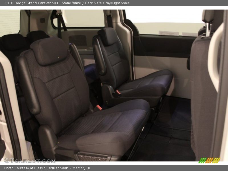 Stone White / Dark Slate Gray/Light Shale 2010 Dodge Grand Caravan SXT