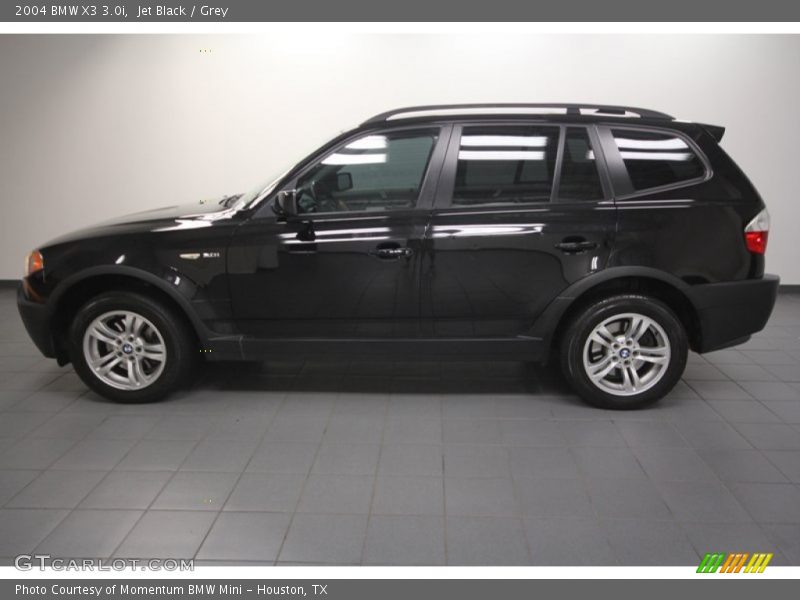 Jet Black / Grey 2004 BMW X3 3.0i