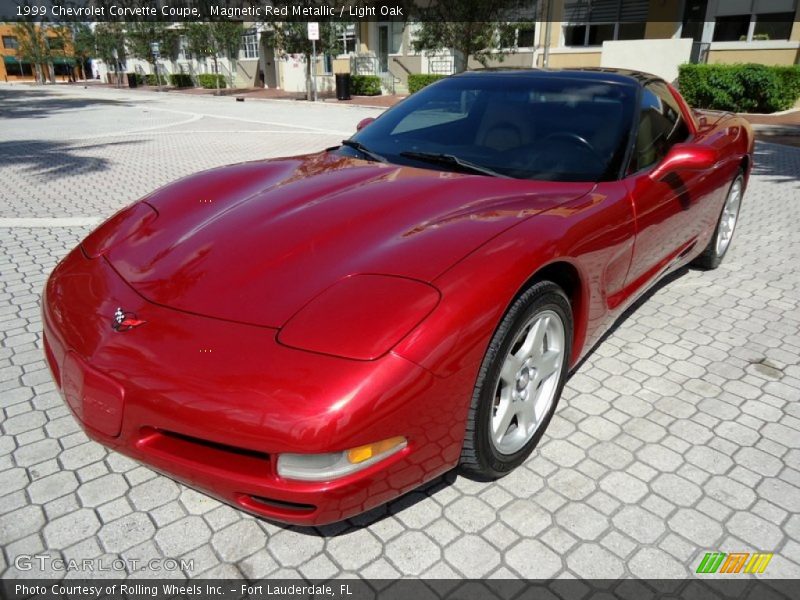 Magnetic Red Metallic / Light Oak 1999 Chevrolet Corvette Coupe