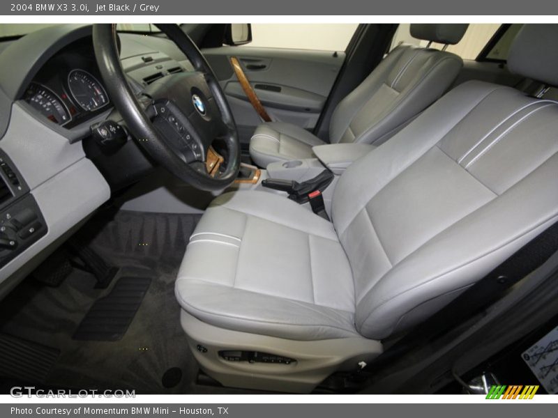Jet Black / Grey 2004 BMW X3 3.0i