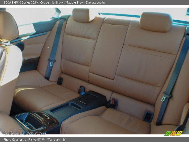 Jet Black / Saddle Brown Dakota Leather 2009 BMW 3 Series 328xi Coupe