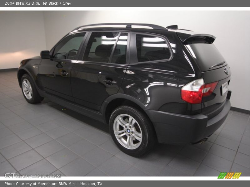 Jet Black / Grey 2004 BMW X3 3.0i