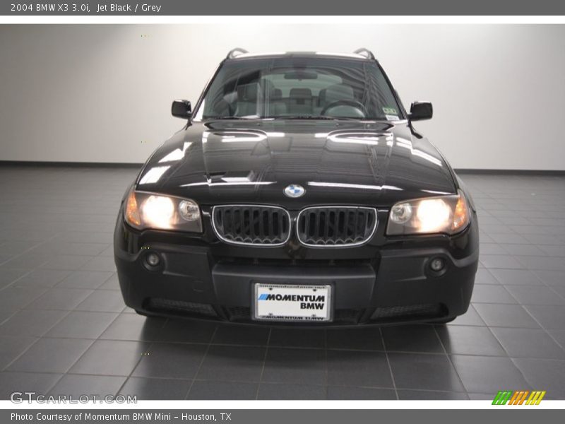 Jet Black / Grey 2004 BMW X3 3.0i