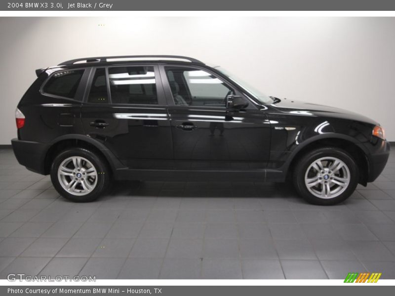 Jet Black / Grey 2004 BMW X3 3.0i