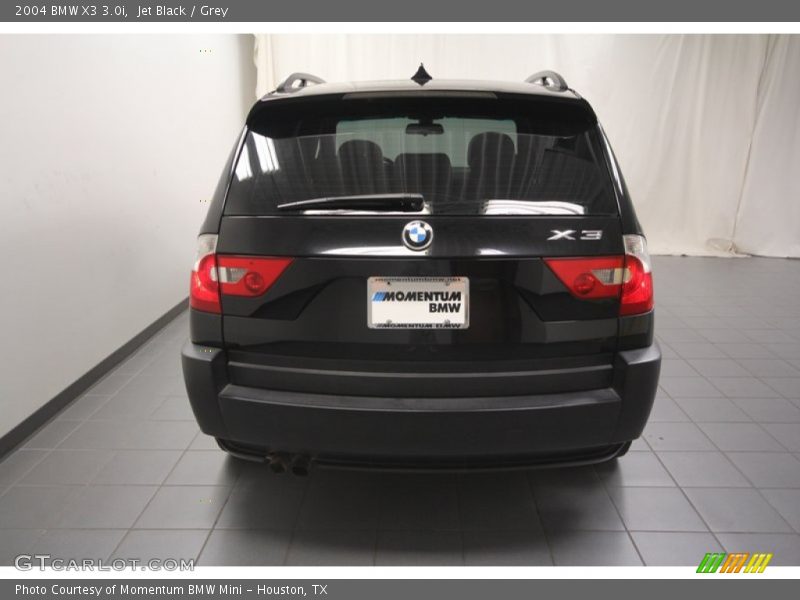 Jet Black / Grey 2004 BMW X3 3.0i