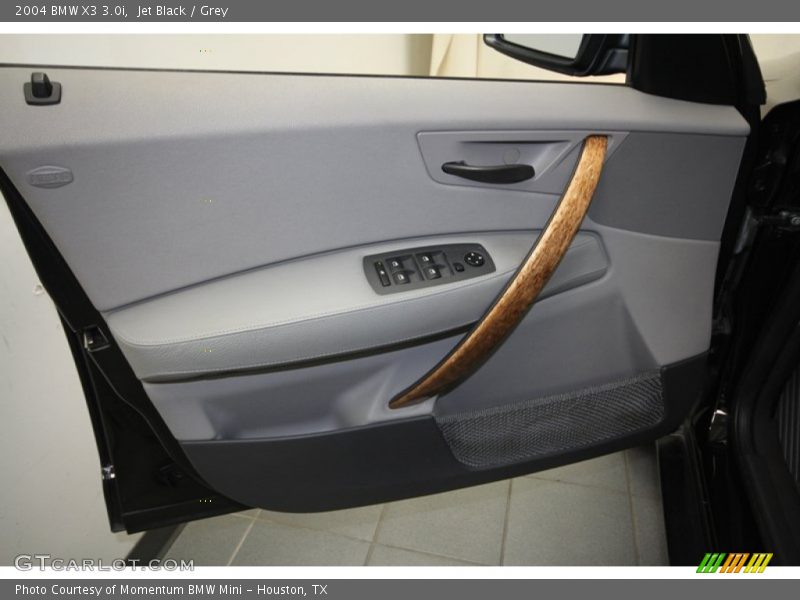 Jet Black / Grey 2004 BMW X3 3.0i